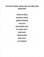 2019 TSGMA HOF INDUCTEES