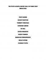 2020 TSGMA HOF INDUCTEES