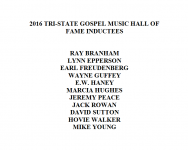2016 TSGMA HOF INDUCTEES